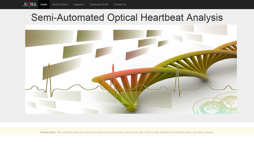 Semi-Automated Optical Heartbeat Analysis Website